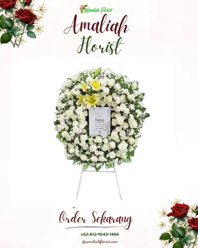 Krans Bunga Duka Cita di Sindutan