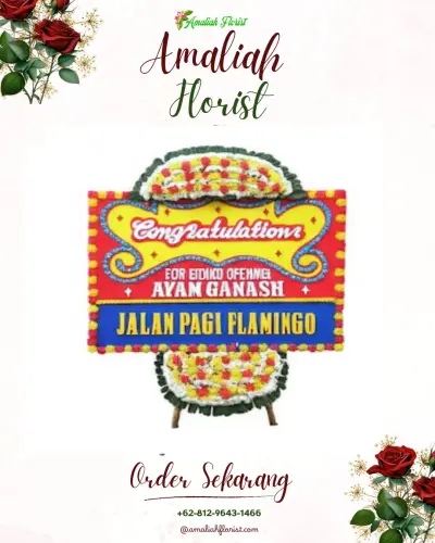 Bunga Papan Congratulation di Sindutan